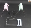 DF68131 Color plastic dish lifter, stainless steel plate clamp, household dish clamp, creative kitchen plate picker, high-temperature resistant plate picker, plate clamp, DF Trading House Specification image